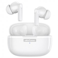 Ulefone Buds Bluetooth Handsfree Ακουστικά με Αντοχή στον Ιδρώτα και Θήκη Φόρτισης Λευκά
