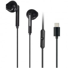 AWEI PC-7T Ακουστικά Type C 1,2m Wired in-ear headphones Μαύρο