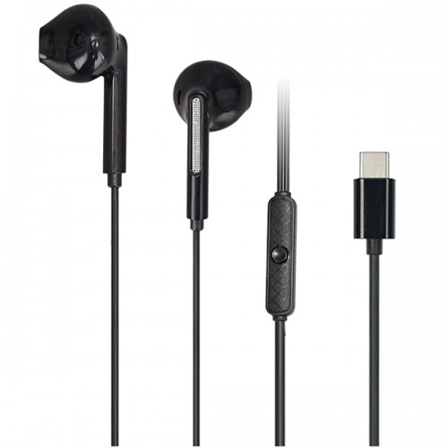 AWEI PC-7T Ακουστικά Type C 1,2m Wired in-ear headphones Μαύρο