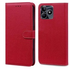 Θήκη Flip για Realme C53 (Κόκκινη)