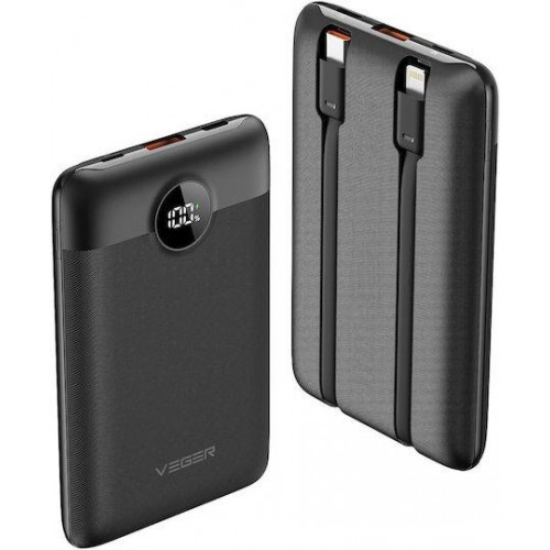 Veger C11 Powerbank 10000mAh (Black) 22.5W