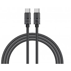 Καλώδιο Recci RS08CC Braided Type-C to Type-C Μαύρο 1.2m 100W