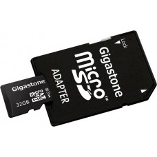 Κάρτα Μνήμης Gigastone MicroSDHC UHS-1 32GB C10 Prime Series με SD Αντάπτορα