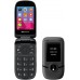 Blackview N2000 Flip Phone Dual-Sim 4G-LTE (Midnight Black)