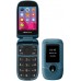 Blackview N2000 Flip Phone Dual-Sim 4G-LTE (Teal Blue)