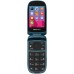 Blackview N2000 Flip Phone Dual-Sim 4G-LTE (Teal Blue)