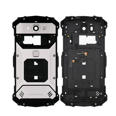 Πίσω Καπάκι Doogee S60 με Δακτυλικό Αποτύπωμα (SILVER)
